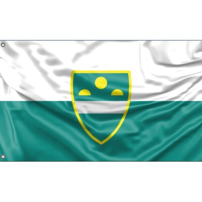 Murska Sobota, Slowenien Flagge I einzigartiges Design, 3x5Ft/90x150 cm, EU Made