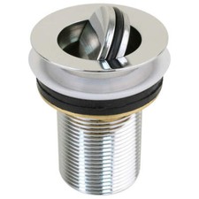 Scandvik Sink Drain w/Flip Stopper - Chrome P...