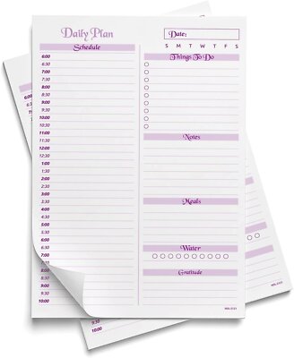 To Do List Notepad - 50 Sheets (5.5'' x 8.5'') Ruled Planning Checklist Memo...