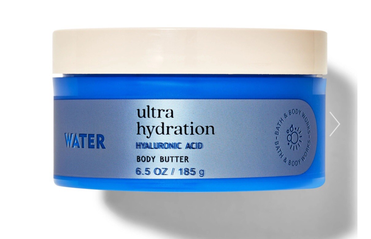 NEW Bath & Body Works Water Ultra Hydration Hyaluronic Acid Body Butter (6.5 oz)