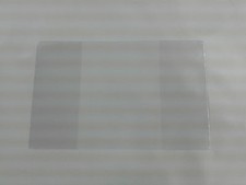 QTY 8 CLEAR SCHOOL BOOK COVERS LARGE SIZE (CLOSED A4)