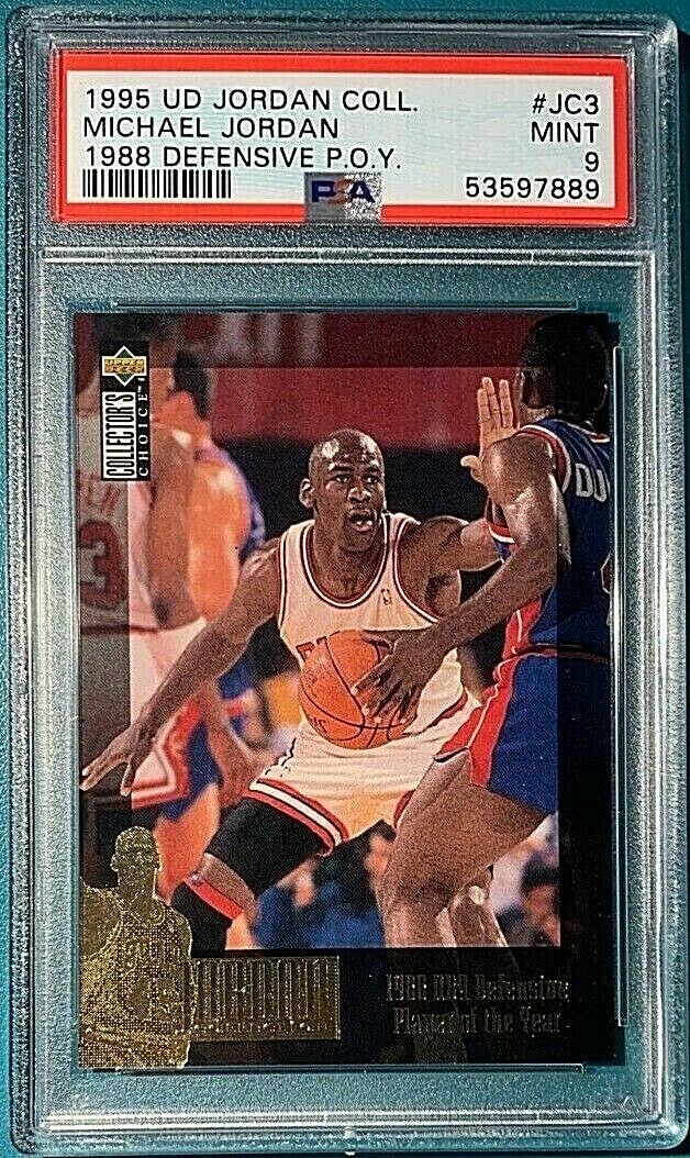マイケル・ジョーダン　1995年限定　UperDeck社 1995 Upper Deck Basketball #JC3 Michael Jordan Defensive Player of