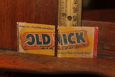 Antique Matchbook Old Nick Candy Bars Torn