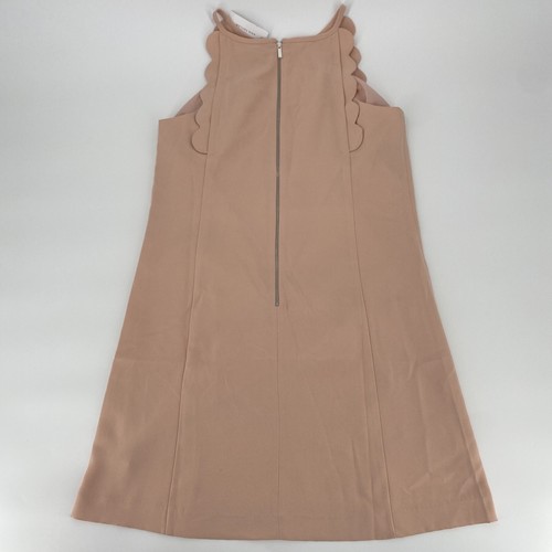 ANN TAYLOR Dress Size 8 Strapless Dress Formal Pale Pink  Scallop Detail NWT - Picture 2 of 7