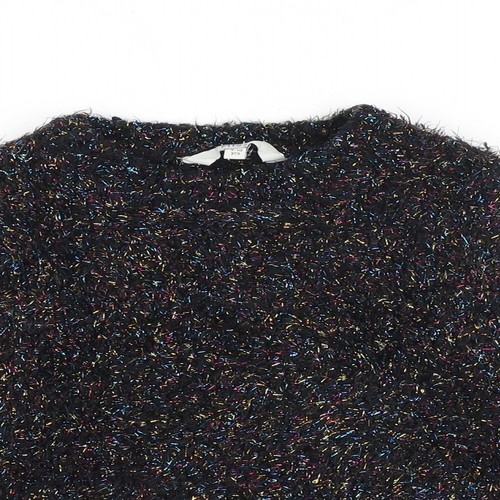 Miss Evie Girls Black Polyester Blend Jumper Size 9-10 Years - Picture 3 of 10