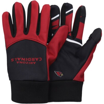 Offizieller NFL Arizona Cardinals Palm Logo SMS Handschuh Einheitsgröße neu mit Etikett