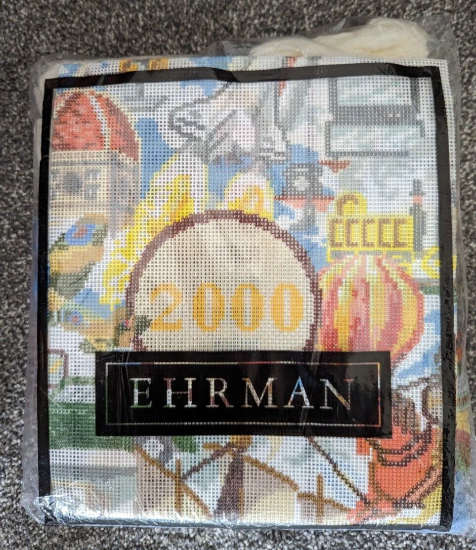 Ehrman Tapestry Needlepoint Kit MILLENNIUM 2000 New Old Stock eBay