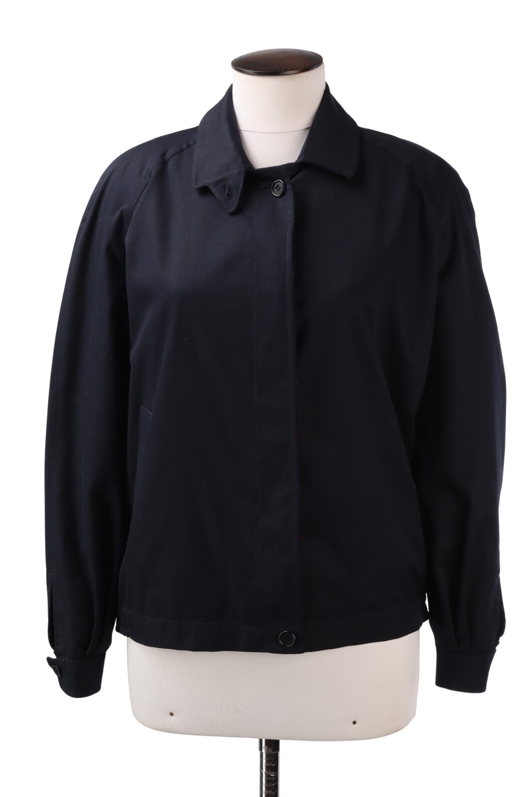 Vintage BURBERRYS Harrington Jacket Navy Blue Women's Size 12
