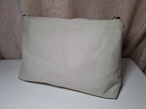 Hispanitas Borsa Cosmetica Beige Tessuto Toilette Borsa da Viaggio Joy is a Choice Bag - Foto 3 di 18