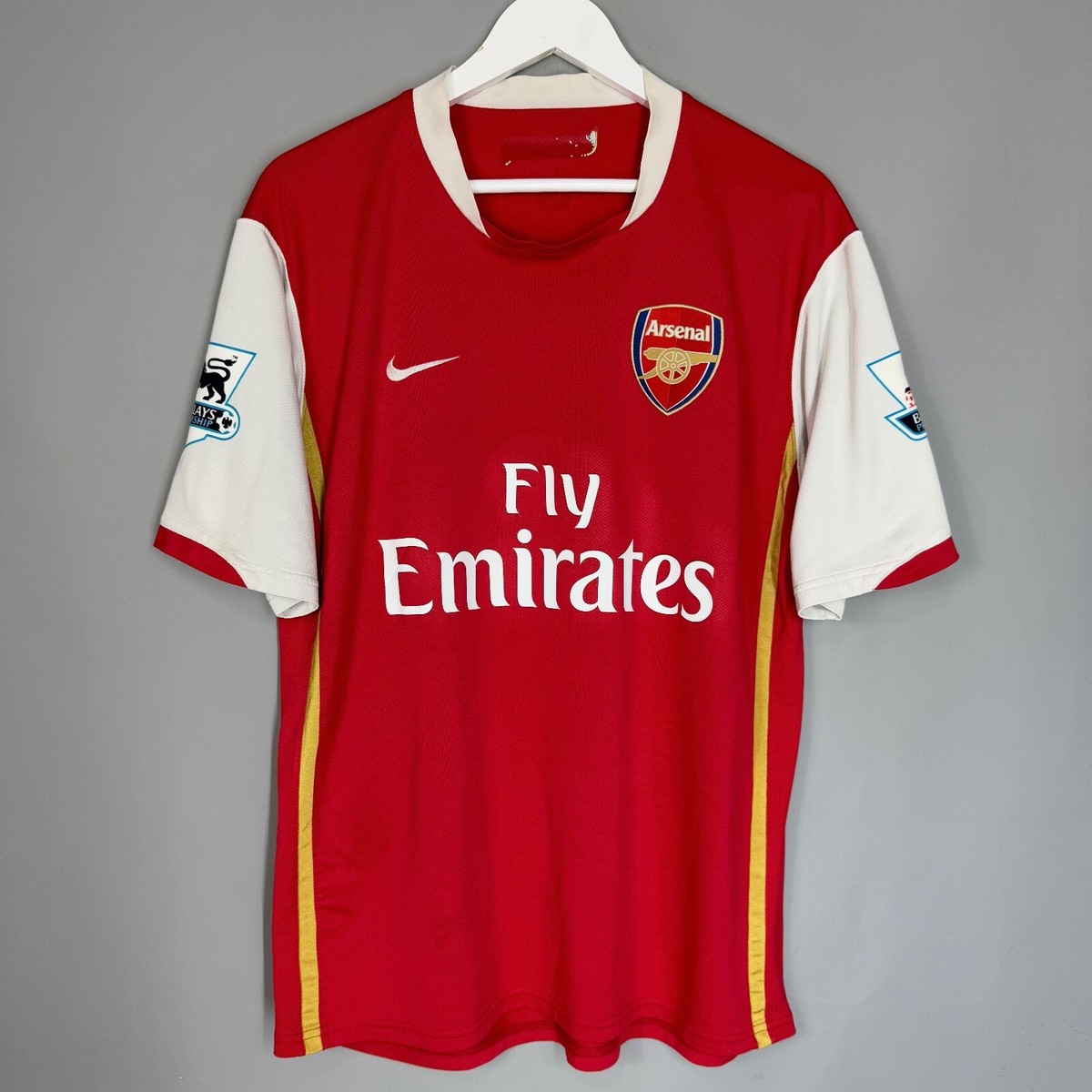 ARSENAL LONDON 2006 2007 HOME FOOTBALL SHIRT JERSEY #14