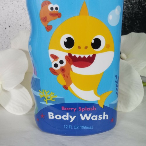Nickelodeon Baby Shark Pink Fong Berry Splash Body Wash 12 Fl.oz. New - Picture 2 of 12