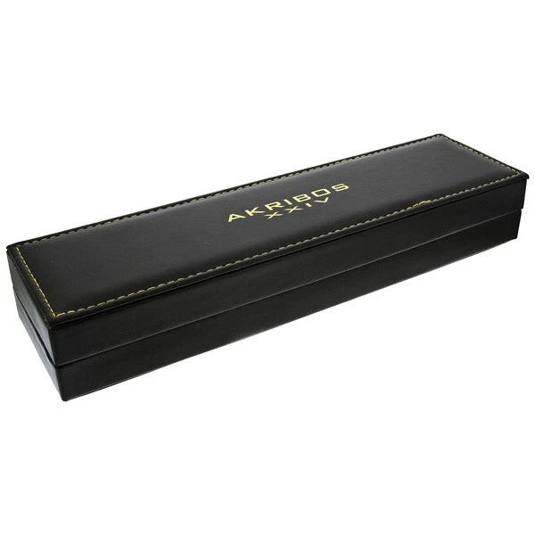 Reloj AKRIBOS XXIV para mujer AK562BR cadena de resina acentuada con cristal 38 mm 124142 Foto 4 de 4