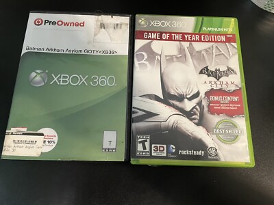 Batman Xbox 360 Game Lot