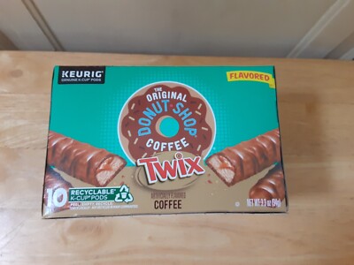Donut Shop TWIX Flavored Coffee  10 K-Cup Pods  EXP. Date 5-19-26 *REDUCED*