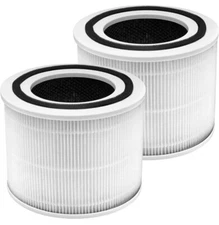 2 Pack eplacement Air Purifier filter for Levoit Core 350 ,300 ,300-RF,350-RF