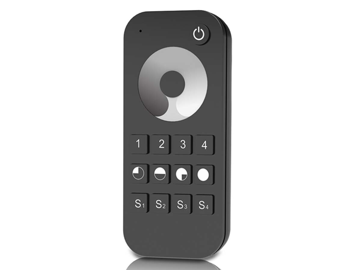 Telecomando RF 2.4GHz Radiocomando Dimmer Con Disco Touch Per 4 Zone Magnetico C
