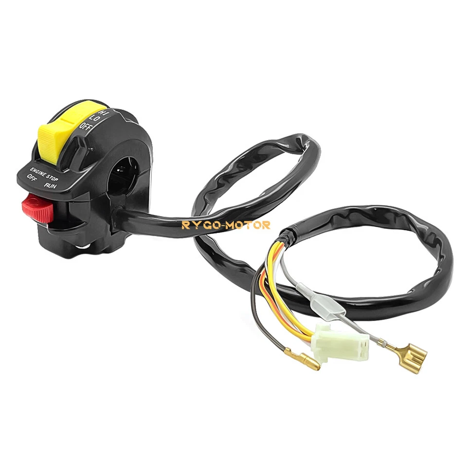 Interruptor de faro de parada de manillar izquierdo para Suzuki LT500R QuadRacer 500 87-90 Foto 3 de 4