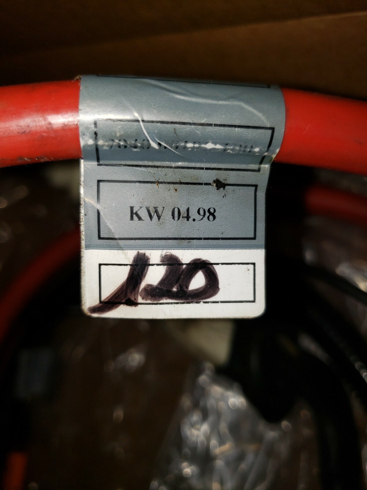 BMW Positive Red Battery Cable Trunk to Engine Power Post OEM E39 5