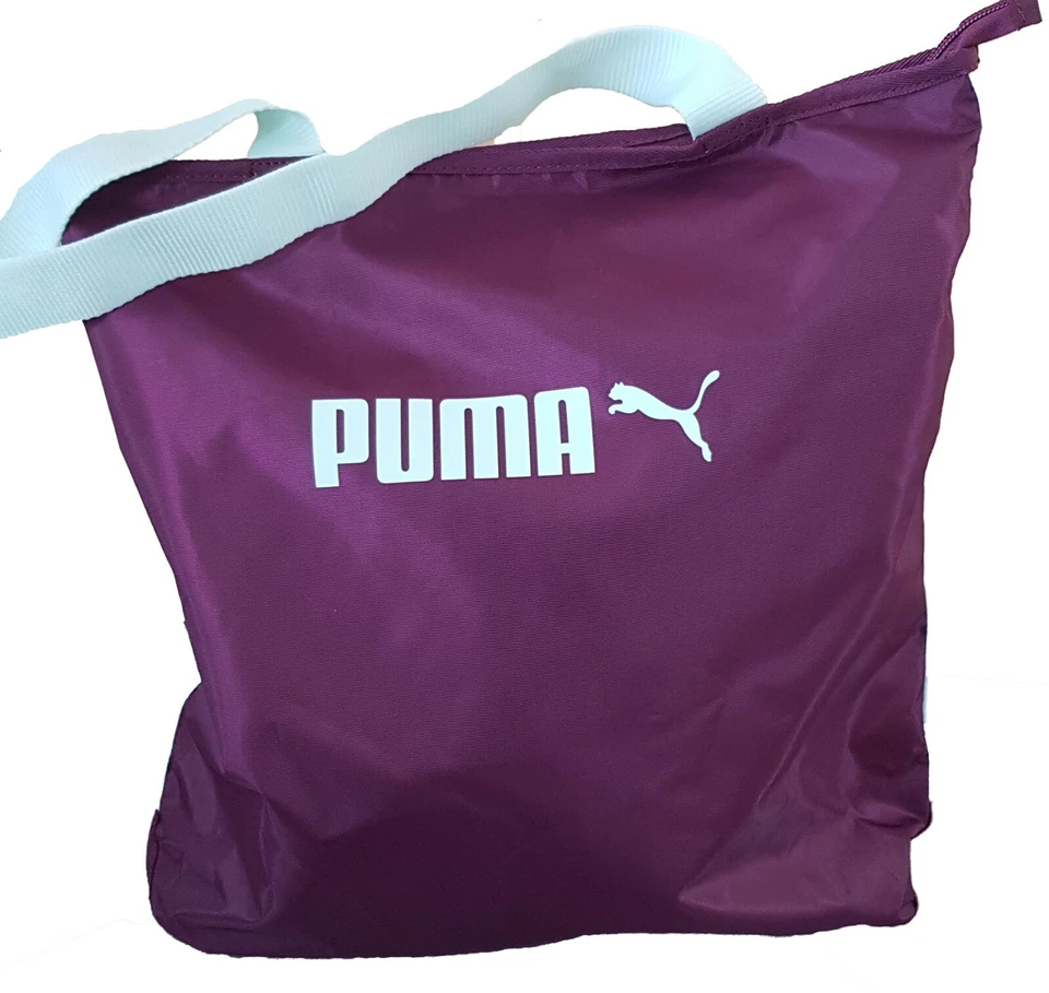 Puma Damen Sporttasche Sport Tasche Henkeltasche Shopper Reisetasche lila