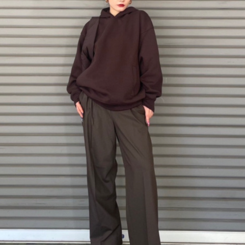 UNIQLO:C Sweat Oversized Pullover Hoodie Wine Navy Brown Negro Gris Unisex Japón - Imagen 11 de 29