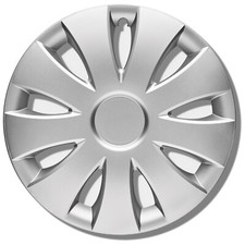 Hochwertige Radkappen 15 Zoll silber matt 4 Stück Radzierblenden EU Produktion