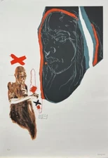 SANTIAGO RODRIGUEZ OLAZABAL.Print. Serigraphy / cardboard.Contemporary Cuban Art