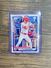 2024 Bowman Draft CARTER MATHISON 1ST BOWMAN #BD-127 RC Phillies