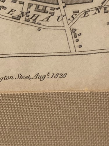 Antique Map Frankfort Germany 1828 Frankfurt Street Henry Colburn Sidney Hall - Picture 7 of 12