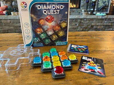 Diamond Quest Board Game Smart Puzzle Games Multi Level Logic Game 2013 COMPLETE