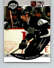 1990-91 Pro Set #124 Marty McSorley NM-MT Kings