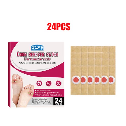 24/48x Corn Removal Patch Toe Callus Corn Remover Pads Wart Treatment Patch Foot - Picture 18 of 19