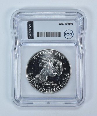 u*6様 アメリカ　銀貨 フルーフ　1971-S アイゼンハワーダラーPR　69 1971-S Eisenhower $1 Peg Leg PR69 ICG | eBay