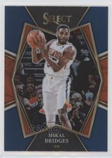 2021-22 Panini Select Premier Level Blue Prizm Mikal Bridges #147 1hs9