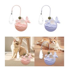 Interactive Cat Toy Food Toy Funny Cat Teasing Stick Teaser Rod Cat Treat