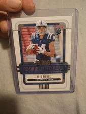 2022 Panini Contenders - Rookie of the Year Contenders Alec Pierce #ROY-API (RC)