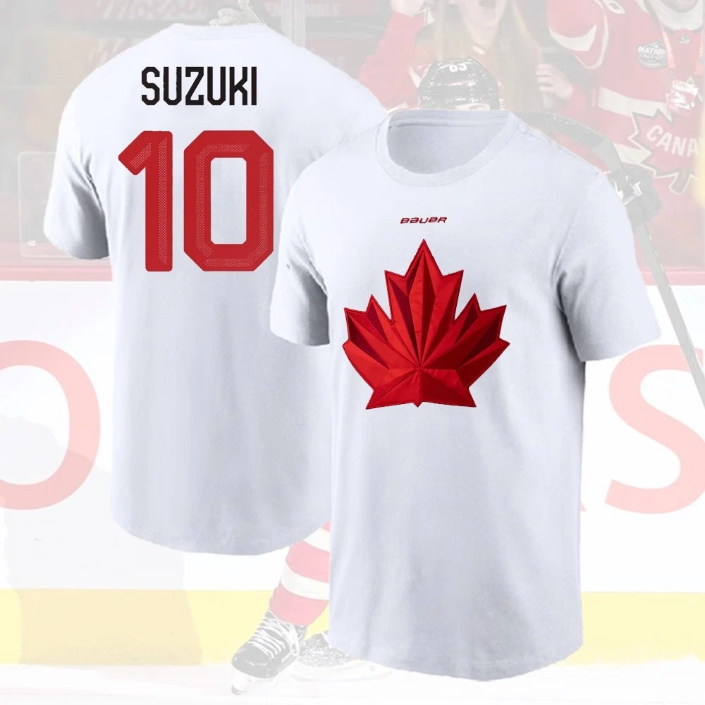 Nick Suzuki #10 Canada Hockey Team 2026 Winter Olympics Name & Number Fans