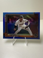 2025 Topps Series 1 Blue Parallel Marco Luciano Giants Baseball #156 /150
