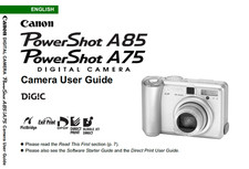 Canon POWERSHOT A75 A85 Digital Camera User Owner Instruction Manual