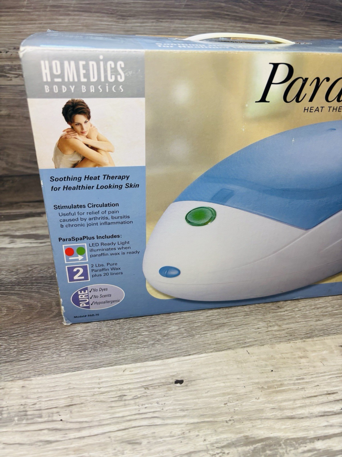 Homedics ParaSpa Plus Heat Therapy Paraffin Wax Bath System PAR 70 NEW In Box