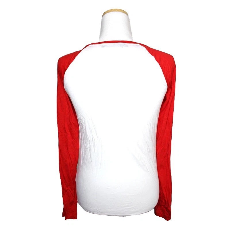 Top a maniche lunghe Raglan rosso e bianco Dsquared2 XS 122311180