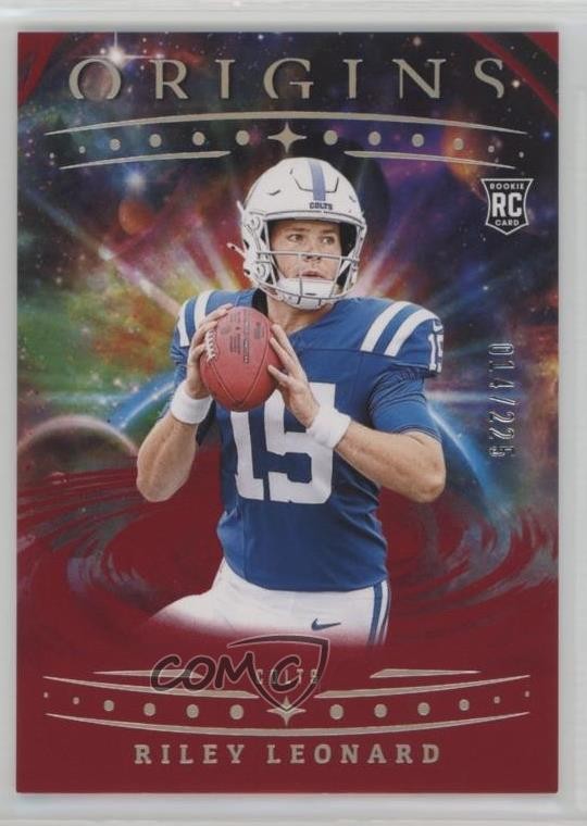 2025 Panini Origins Rookies Red 14/225 Riley Leonard #138 0us4