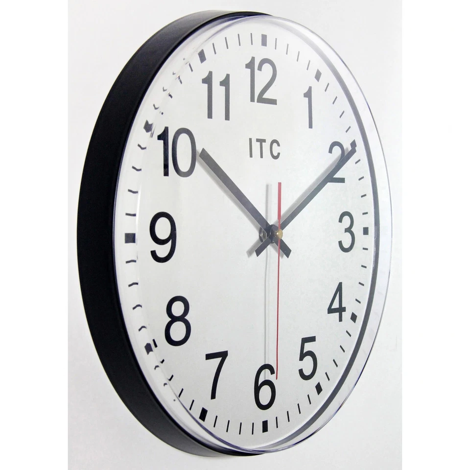 Prosaic 12 inch Professional Office Warehouse Black Wall Black 12 in H x 12 in L - Image 4 of 4