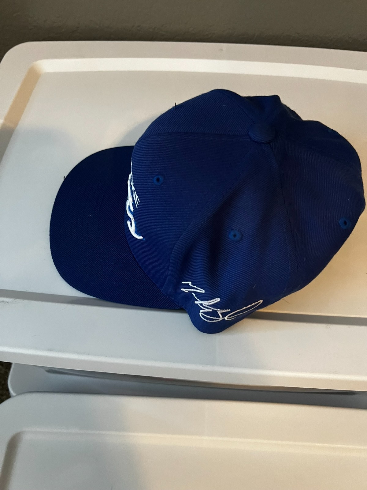 Mookie Betts Script Baseball Hat Blue Embroidered… - image 6