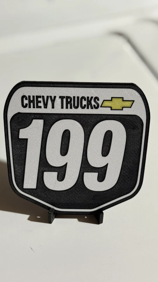 Mini placa Travis Pastrana 199 | Decoración de estante | Estilo camionetas Chevy | Decoración de garaje Foto 2 de 4