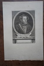 JEAN DE LEYDE (1509-1536). PORTRAIT ENGRAVING 18th century CHIEF OF THE ANABAPTISTS