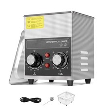 2L Ultrasonic Cleaning Device with Heating Function Timer Basket 60W Cleaning