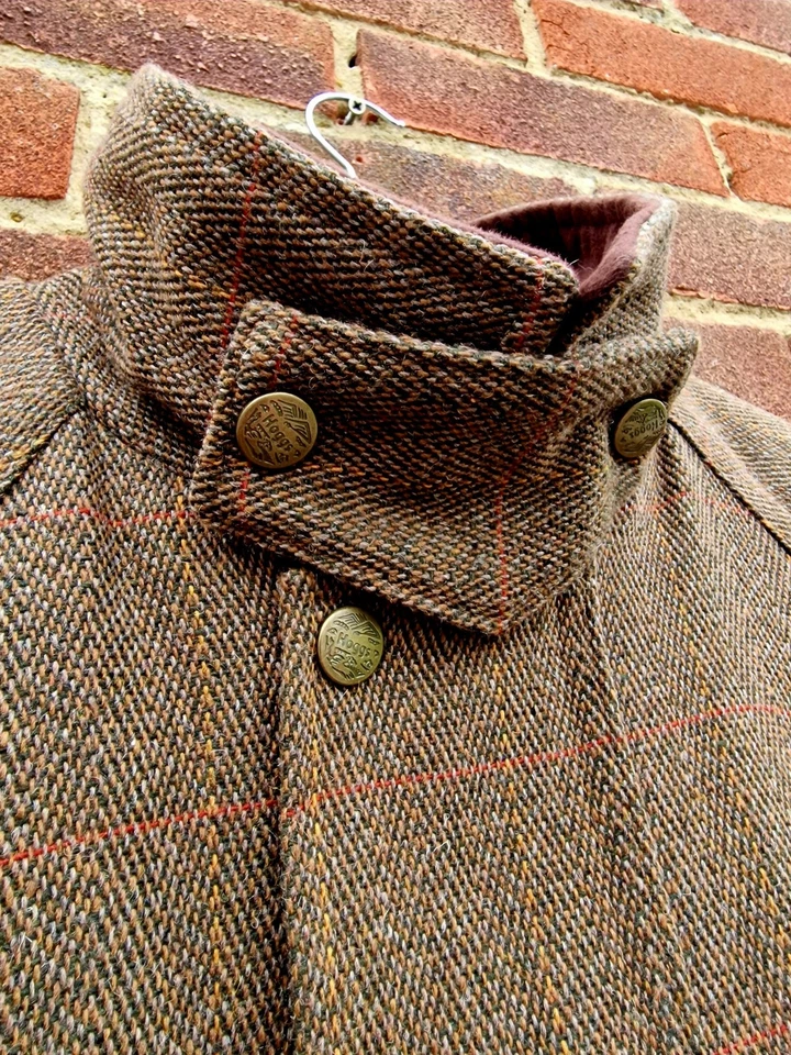 ❤️ HOGGS OF FIFE Tweed/Wool Mix Teflon Pro Shooting Country Hunting Field Coat  - Image 2 of 4