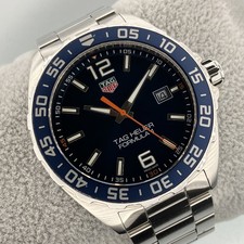 TAG HEUER Formula 1 Date WAZ1010 Quartz Blue Dial