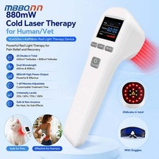 880mW Handheld Cold Laser Therapy Device for Muscle Pain Relief Humans and Pets