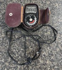 Weston Electric 735 Master II Universal Exposure Light Meter w/ Leather Case